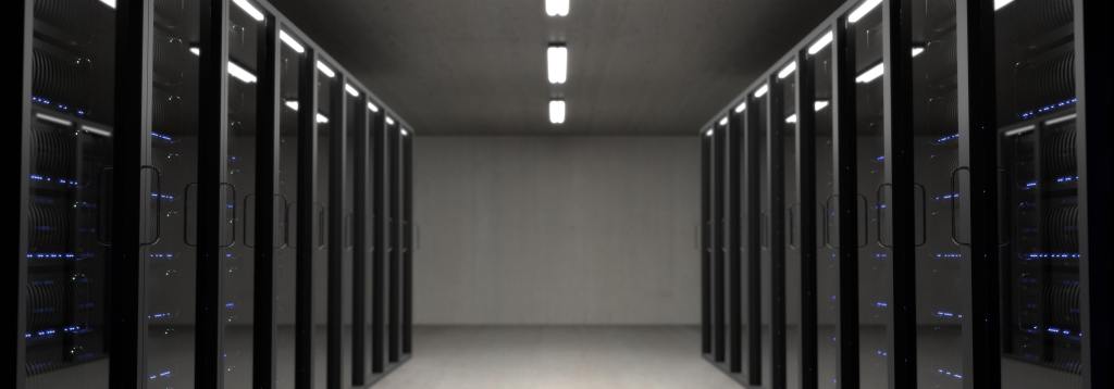 a room with large amount of computer servers